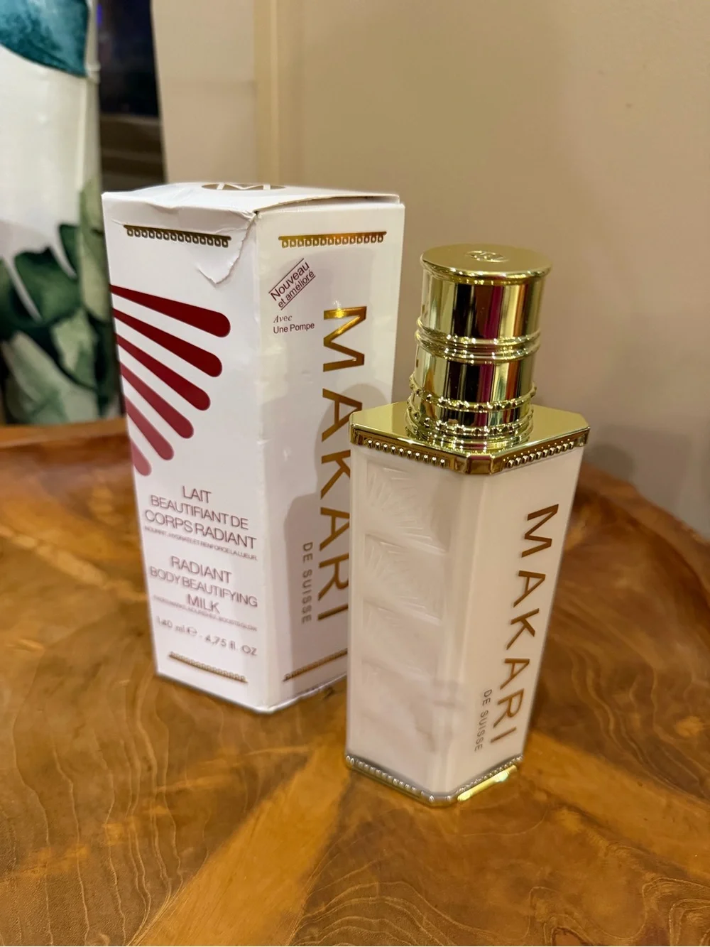 MAKARI DE SUISSE Radiant Body Brightening Beauty Milk Premium Plus Cream 4.75oz
